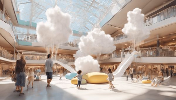 Venez vivre l’expérience ludique à la tête dans les nuages à Lyon Part-Dieu