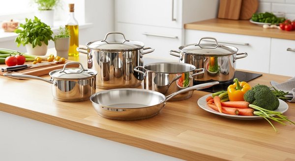 Batterie de cuisine en inox : la solution idéale pour une cuisson saine